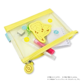 メッシュフラットポーチ パステル ピカチュウ ｜【公式