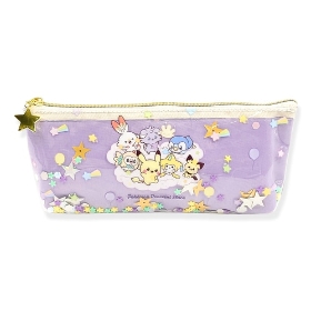 スリムポーチ　パープル　ほしぞら　ポケピース