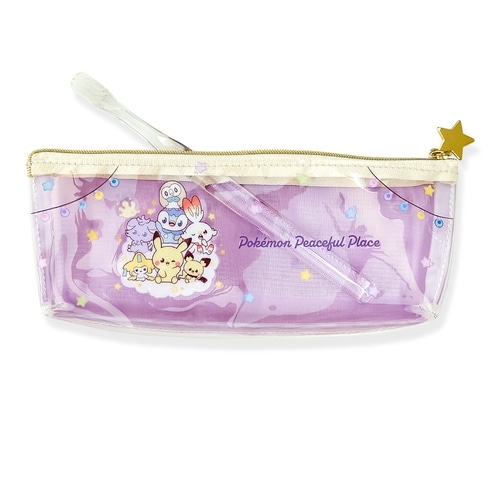 歯ブラシポーチセット　パープル　ほしぞら　ポケピース