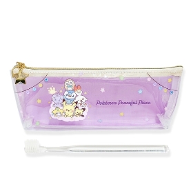 歯ブラシポーチセット　パープル　ほしぞら　ポケピース