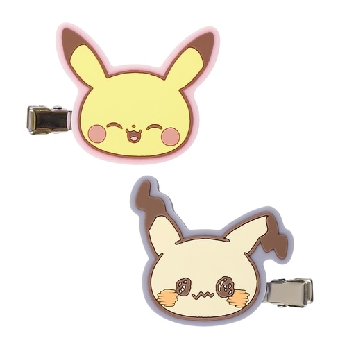 ラバーヘアクリップ　ピカチュウ＆ミミッキュ　ポケピース