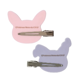 ラバーヘアクリップ　ピカチュウ＆ミミッキュ　ポケピース
