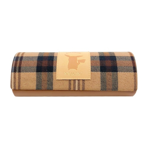 メガネケース　チェック　ピカチュウ