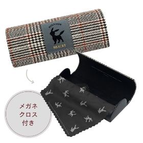 メガネケース　チェック　ブラッキー