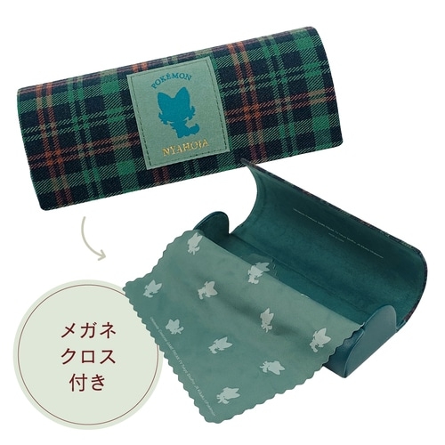 メガネケース　チェック　ニャオハ