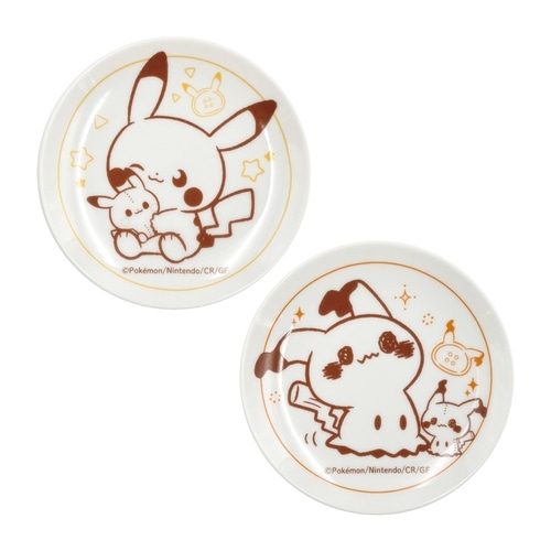 豆皿2枚セット ぬいぐるみ ポケピース |【公式】ポケモン 豆皿2枚セット ぬいぐるみ ポケピース |【公式】ポケモン