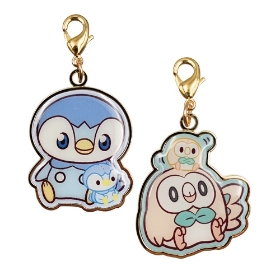 メタルチャームセット ポッチャマ＆モクロー ｜【公式】ポケモン