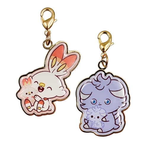 メタルチャームセット　ヒバニー＆ニャスパー