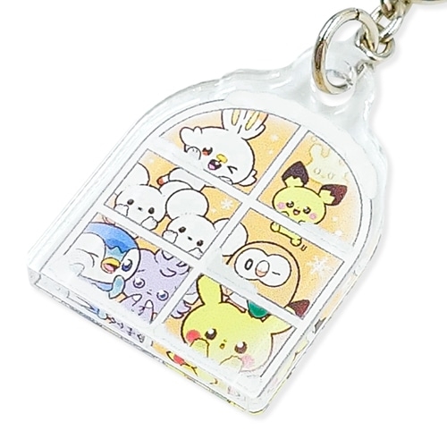 チャーム付き4色ボールペン　ウィンター　ポケピース