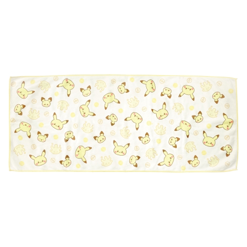 ファストドライフェイスタオル　YE　ポケピース