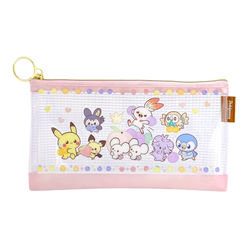 PVCポーチ　集合　フルーツ　ポケピース