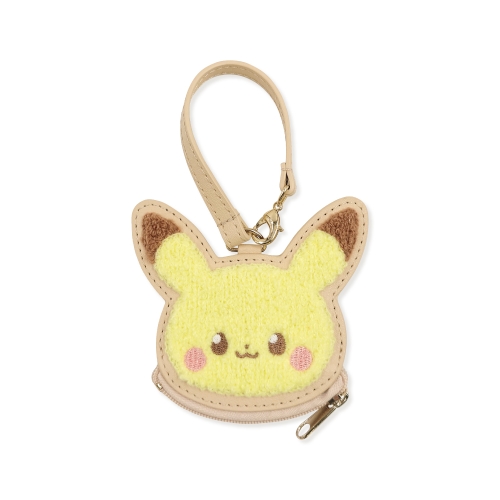 おかおサガラミニポーチ　ピカチュウ　ポケピース