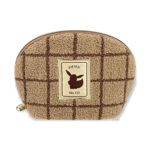 ラウンドポーチ　もこもこサガラ　イーブイ