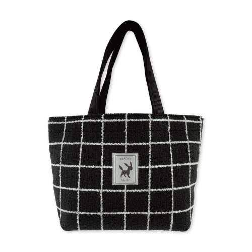 ミニトートバッグ　もこもこサガラ　ブラッキー