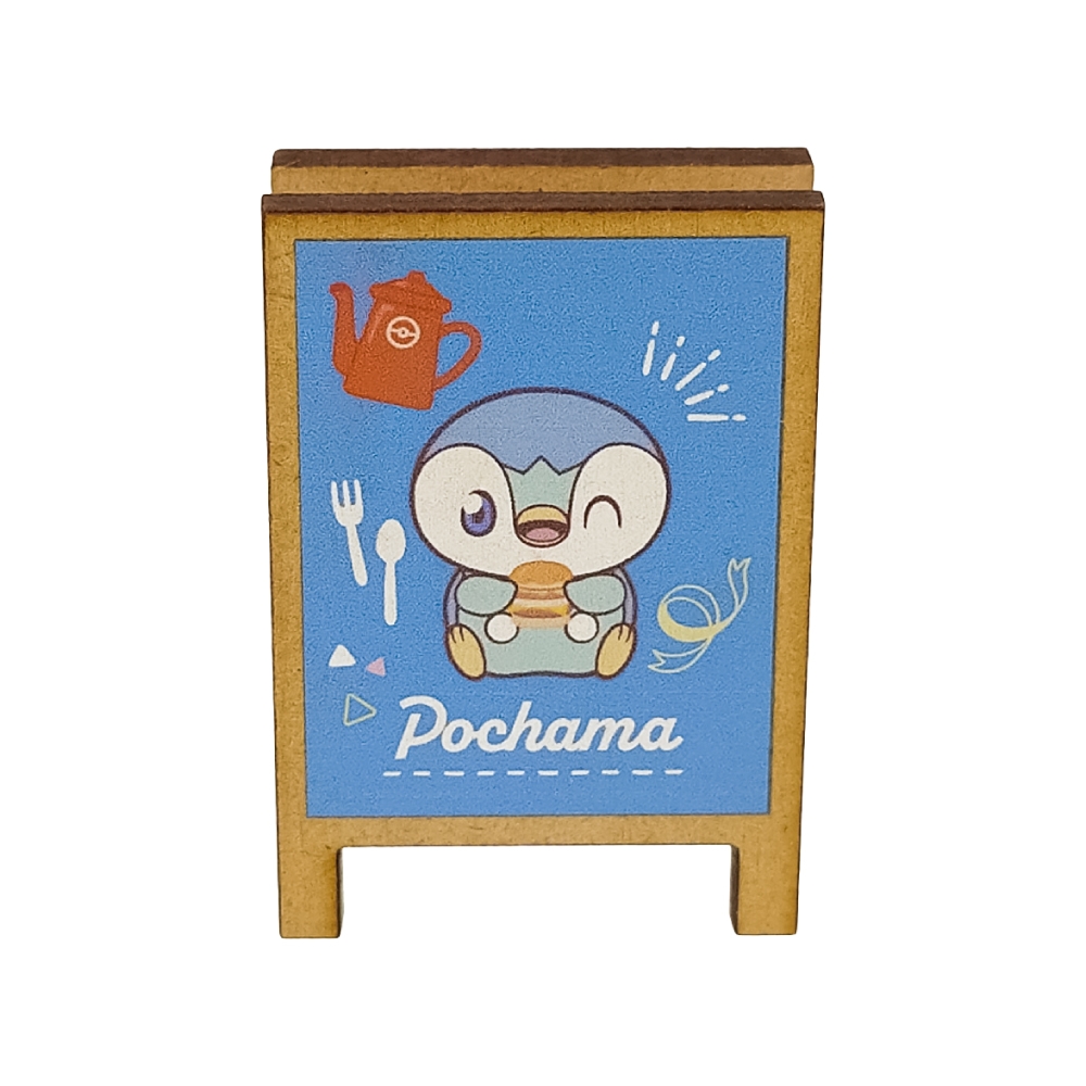 看板風クリップ　ポッチャマ　ダイナー　ポケピース