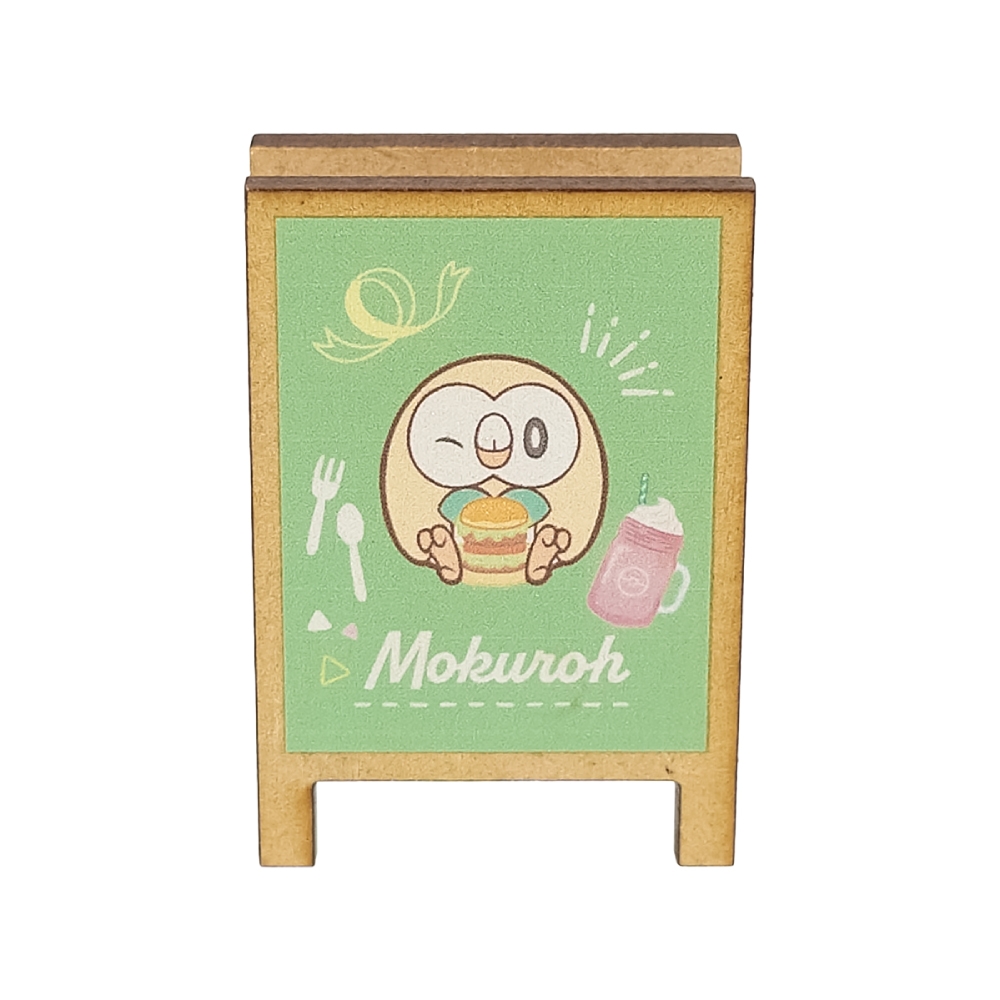 看板風クリップ　モクロー　ダイナー　ポケピース