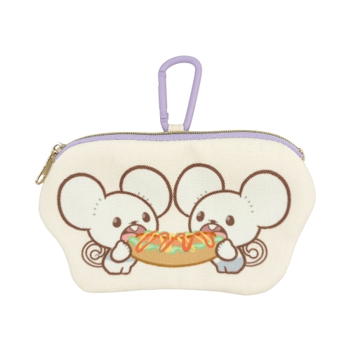 ダイカットミニポーチ　ダイナー　ワッカネズミ　ポケピース
