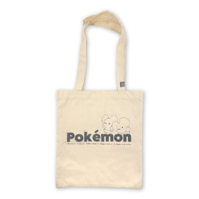 トートバッグ カラーロゴ ワッカネズミ ｜【公式】ポケモンセンター