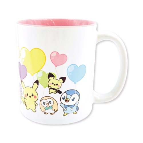 インナーカラーマグカップ　ハート　ポケピース