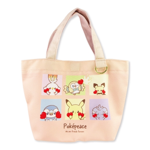 ミニトートバッグ　ハート　ポケピース