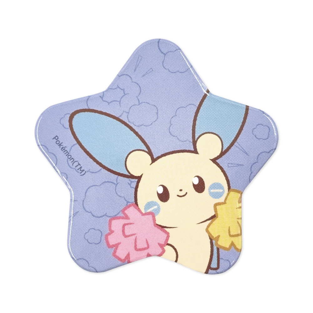 ポケモンセンター プラスル&マイナン ピンズセット　ロゴピンズ 星形缶バッジ2個セット プラスル・マイナン スポーツ ポケピース