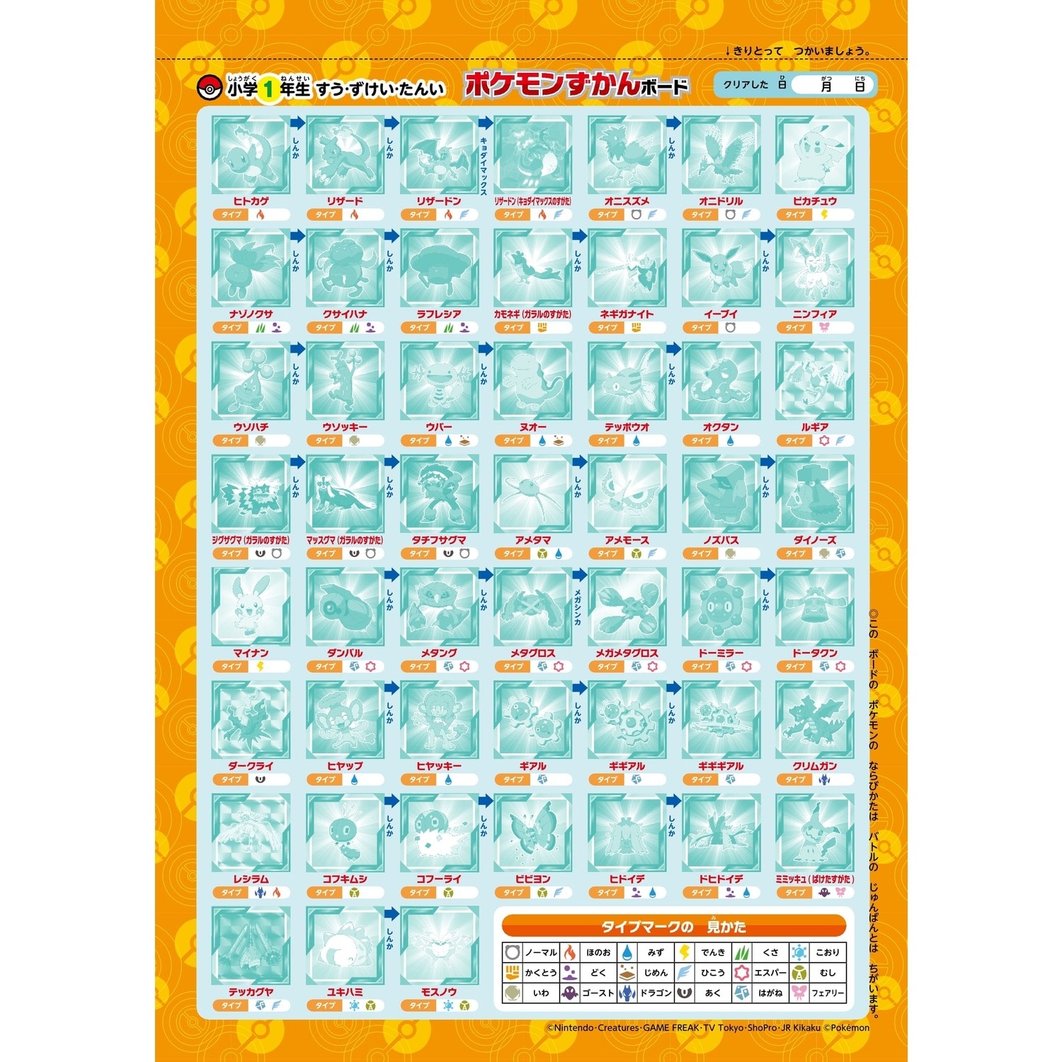 ポケモンずかんドリル　小学1年生　すう・ずけい・たんい