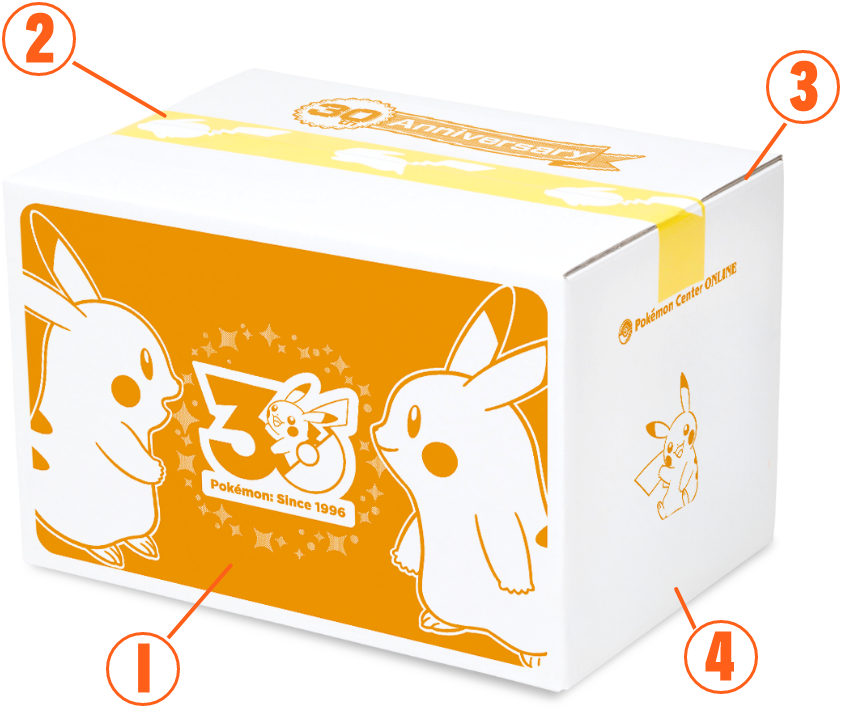 ポケモンセンターオンライン産BOX4箱 ポケモンセンターオンライン オリジナル配送箱｜【公式】ポケモン