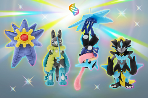 メガシンカしたポケモンたちの新しいぬいぐるみが登場！