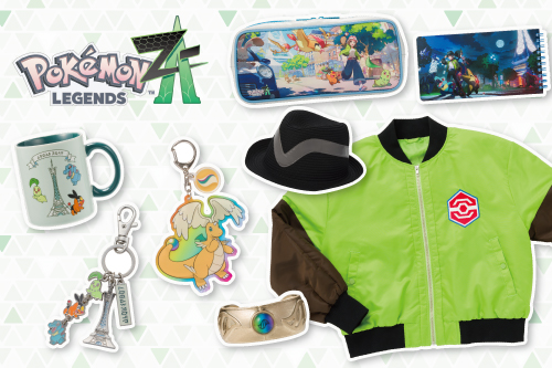 『Pokémon LEGENDS Z-A』の発売を記念したグッズやぬいぐるみたちが登場！