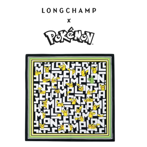 シルクスカーフ 50x50 Longchamp X Pokemon ポケモンセンターオンライン