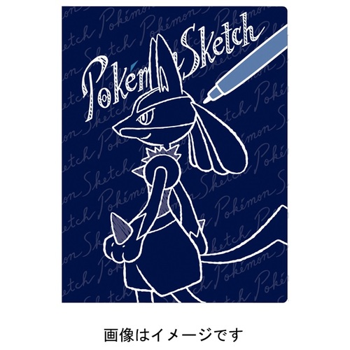 6ポケットクリアファイル Pokemon Sketch ルカリオ ポケモンセンターオンライン
