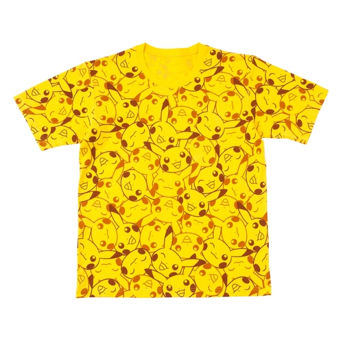 Tシャツ ピカチュウ フェイスパターン XL : ポケモンセンターオンライン