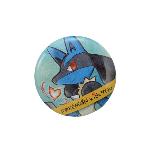LUCARIO with YOU 缶バッジ 2018