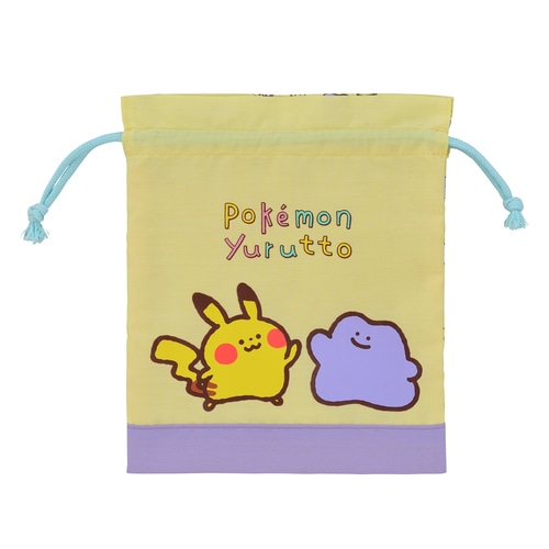 巾着 Pokemon Yurutto ピカチュウ メタモン ポケモンセンターオンライン