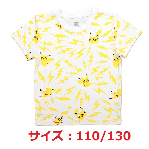 Graniph Tシャツ ピカチュウパターン 110 130 ポケモンセンターオンライン