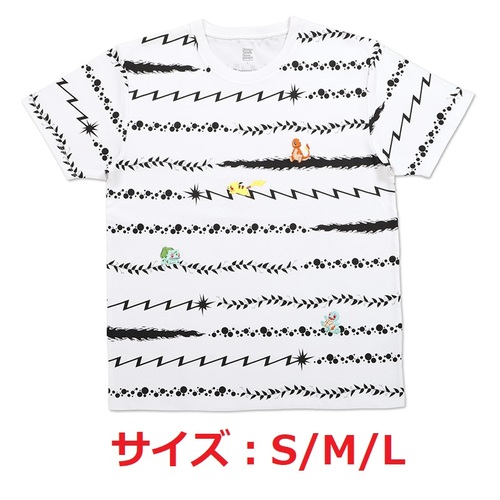 graniph Tシャツ タイプボーダー S/M/L : ポケモンセンターオンライン
