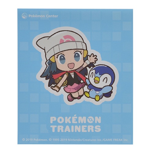ステッカー Pokemon Trainers ヒカリ ポッチャマ ポケモンセンターオンライン
