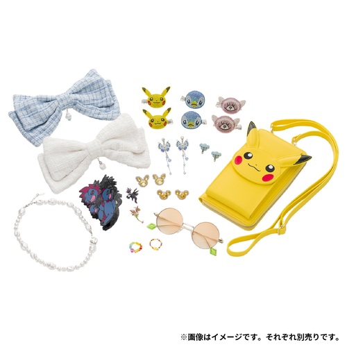 Pokémon accessory×25NICOLE キラキラビジューイヤリング ヒメグマ 