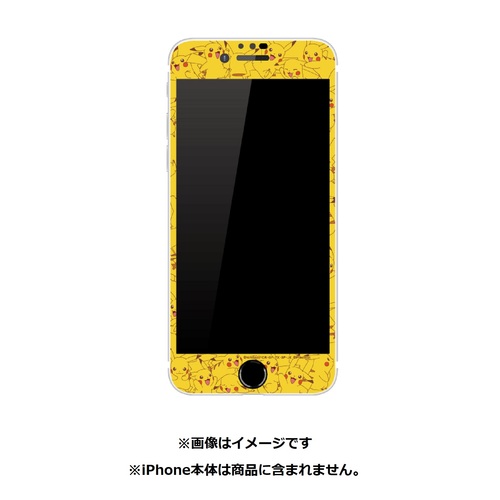 ポケットモンスター Iphone Se 第二世代 8 7 6s 6対応 ガラススクリーンプロテクター ピカチュウ総柄 ポケモンセンターオンライン