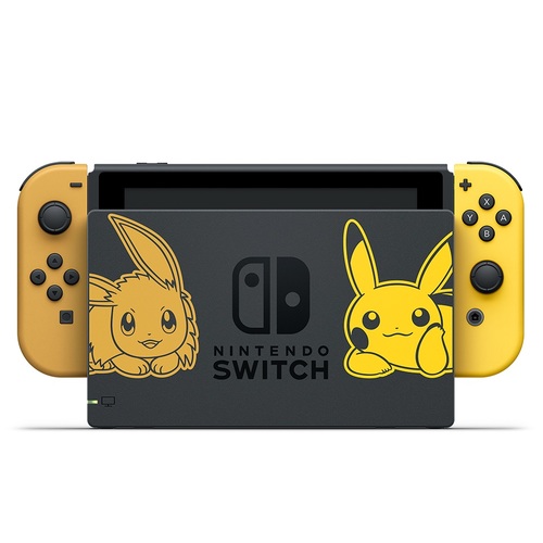 【ドット】 Nintendo Switch - ピカチュウ&イーブイ 限定モデル 本体のみの通販 by みつ's shop｜ニンテンドー