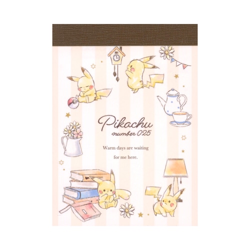 ピカチュウミニメモ 「Pikachu number025」 アフターヌーン