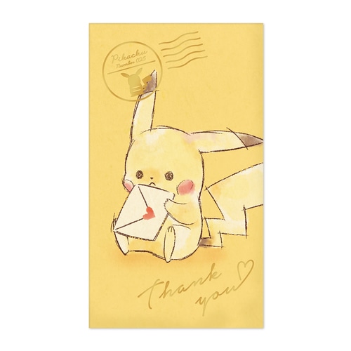 お気持ち袋 Pikachu Number025 Thank You レター ポケモンセンターオンライン
