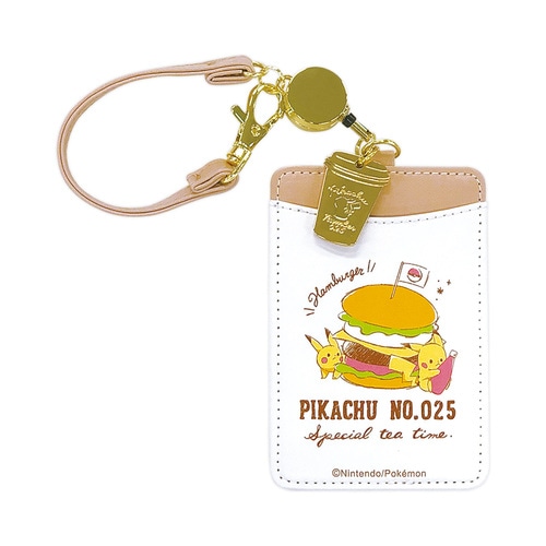 ピカチュウシングルパスケース Pikachu Number025 カフェ ポケモンセンターオンライン