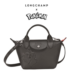 トップハンドルバッグ XS Longchamp x Pokemon 【ブラック】