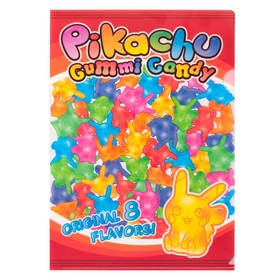 A4クリアファイル　Pikachu Gummi Candy