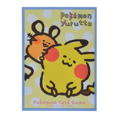 ポケモンカードゲーム デッキシールド Pokemon Yurutto ピカチュウとデデンネ ポケモンセンターオンライン