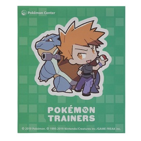 ステッカー Pokémon Trainers グリーン＆カメックス
