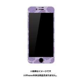 ポケットモンスター iPhone SE(第二世代）／8／7／6S／6対応 ガラススクリーンプロテクター　メタモン