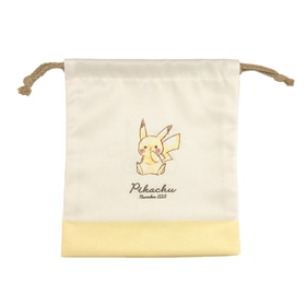 マチ付き巾着「Pikachu number025」ピカチュウ