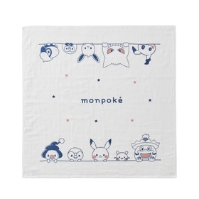 モンポケ　日本製　正方形バスタオル
